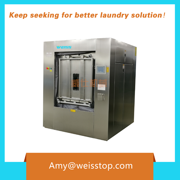 Sanitary barrier washer extractor